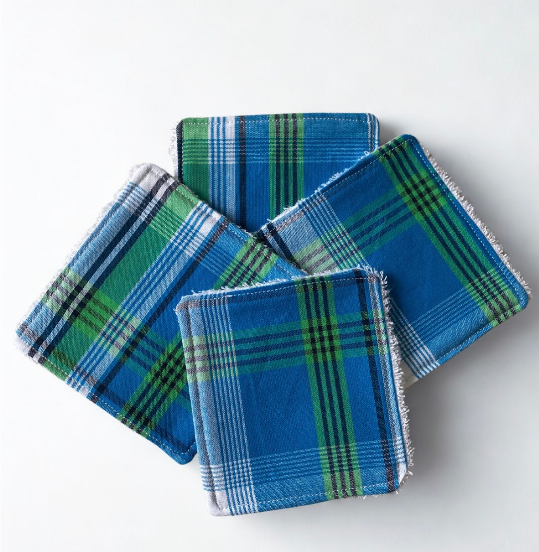 Lingettes lavables en madras