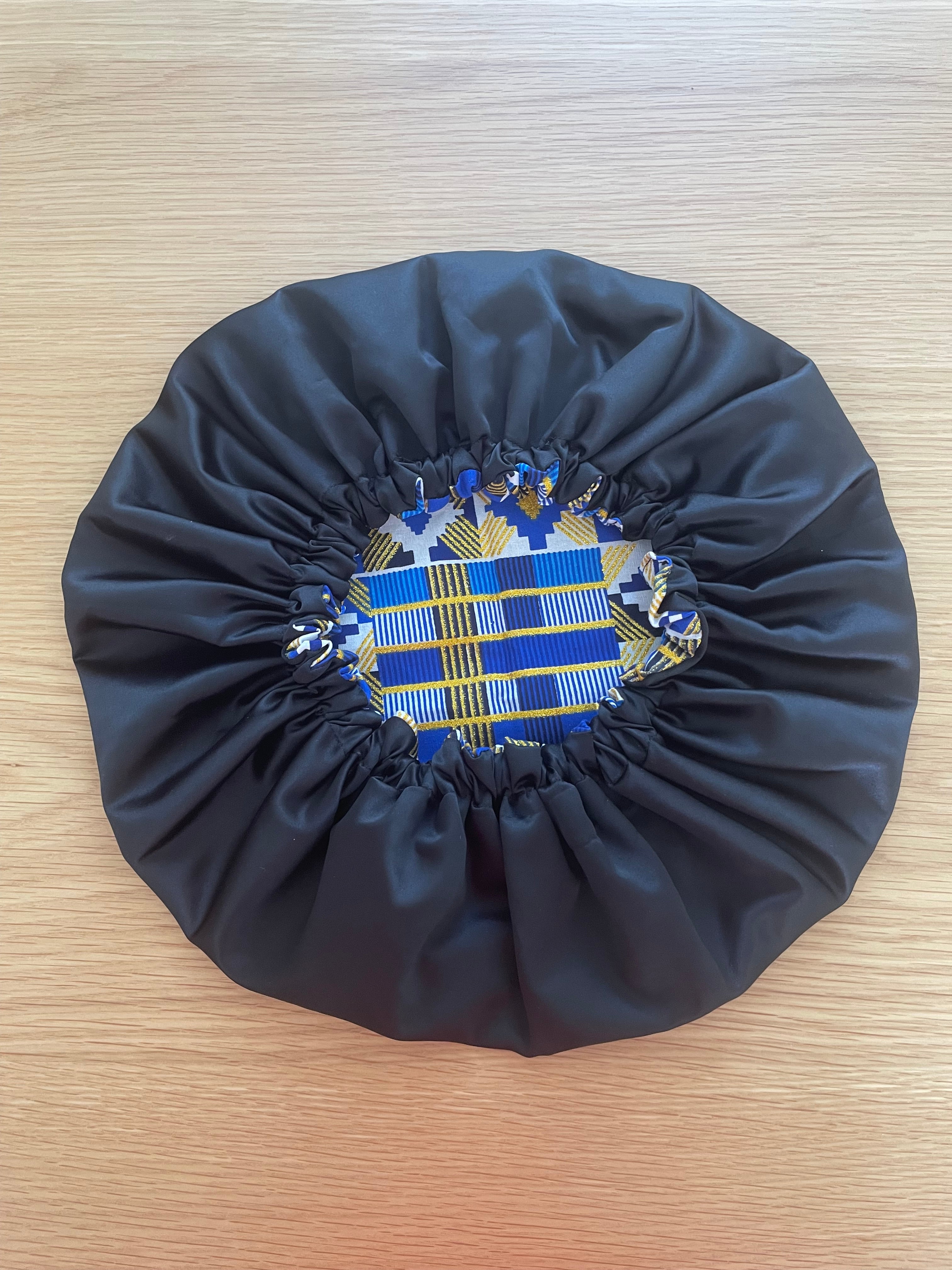 Bonnet en wax doublure satin