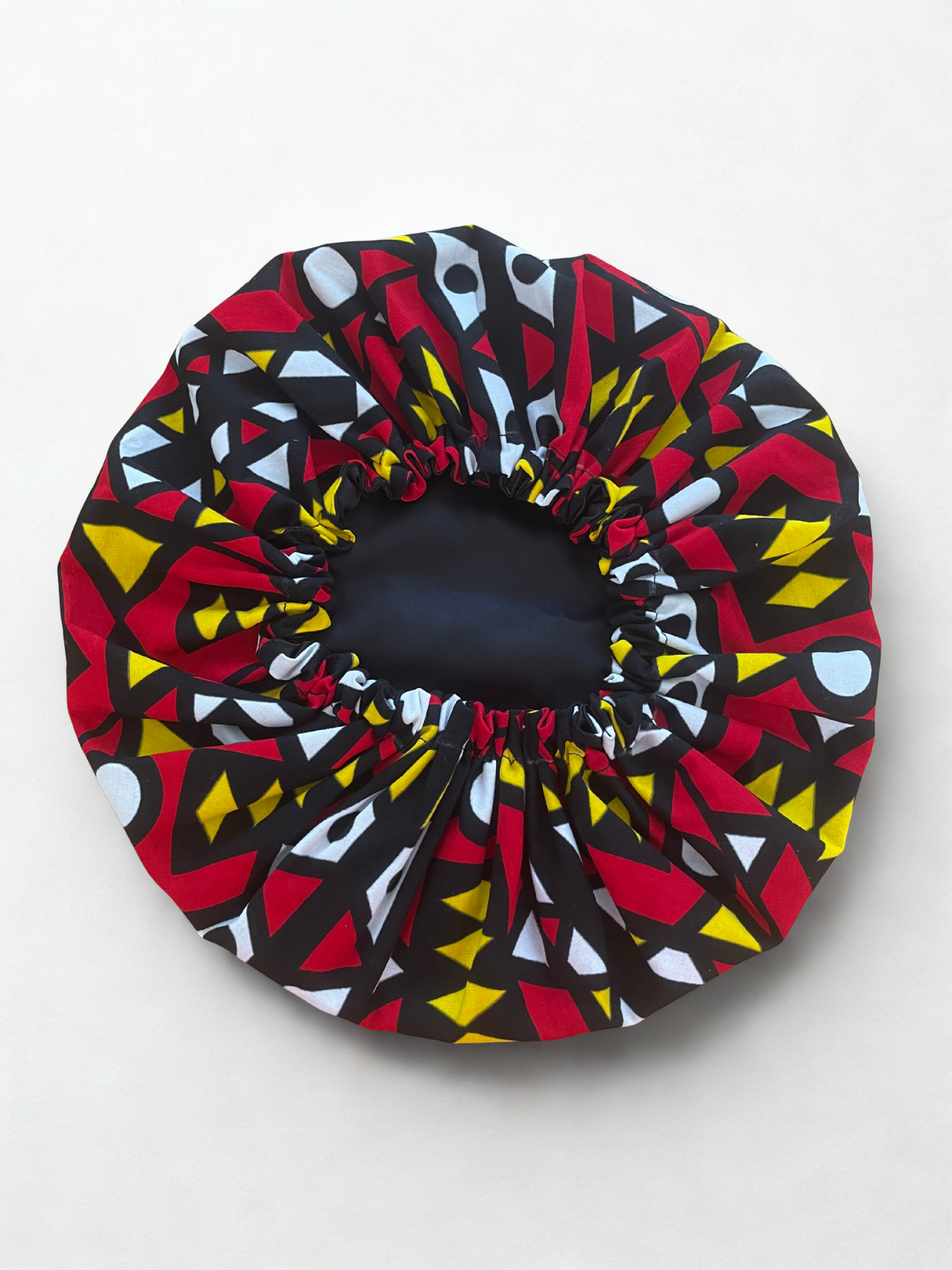 Bonnet en wax doublure satin