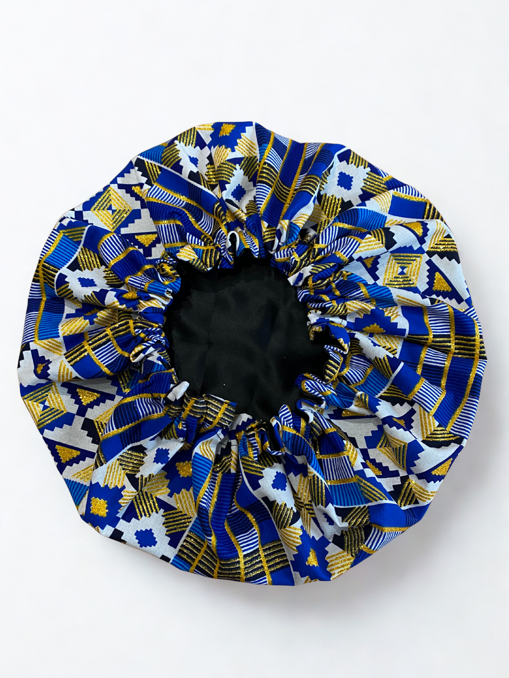Bonnet en wax doublure satin