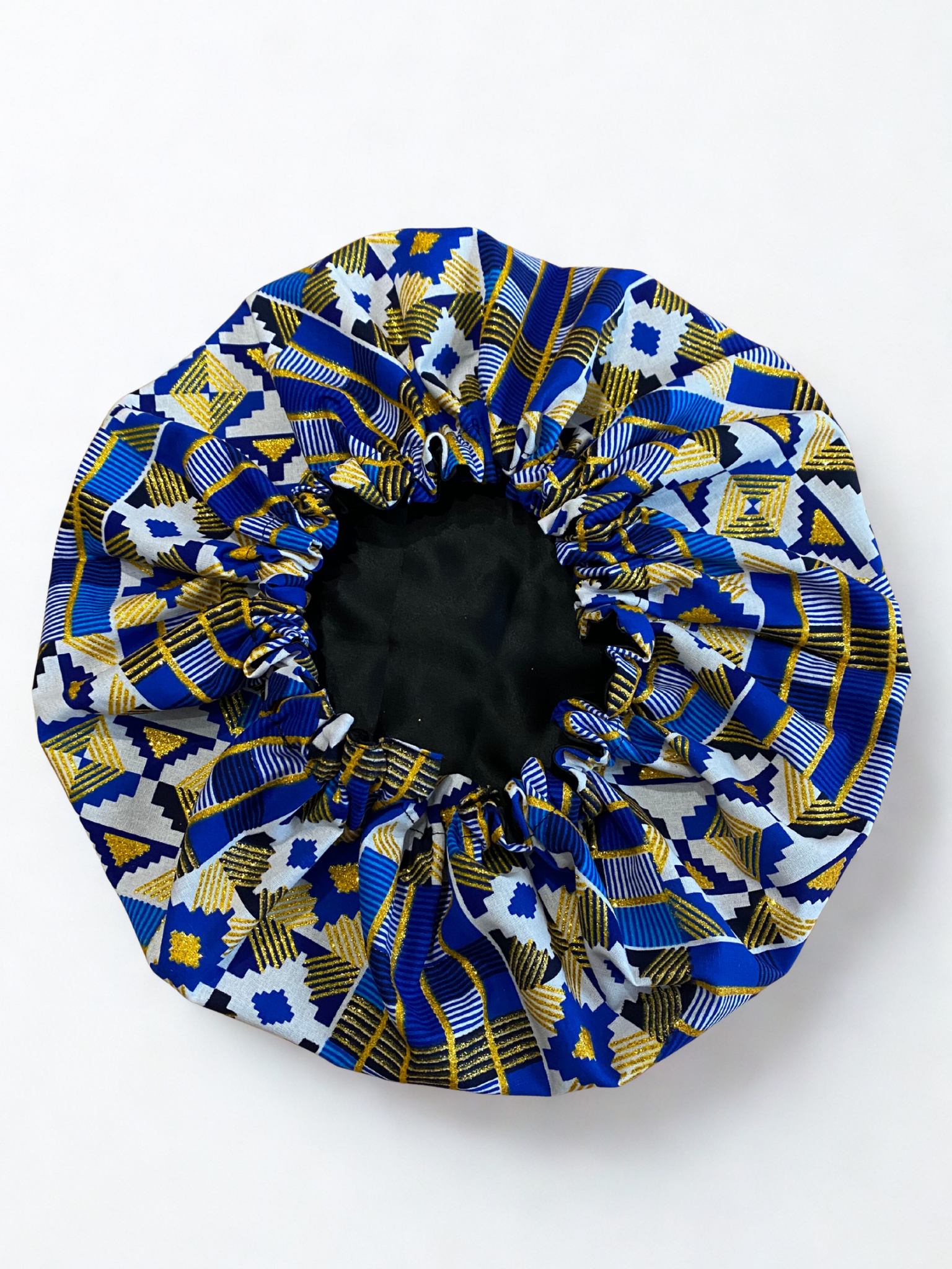 Bonnet en wax doublure satin